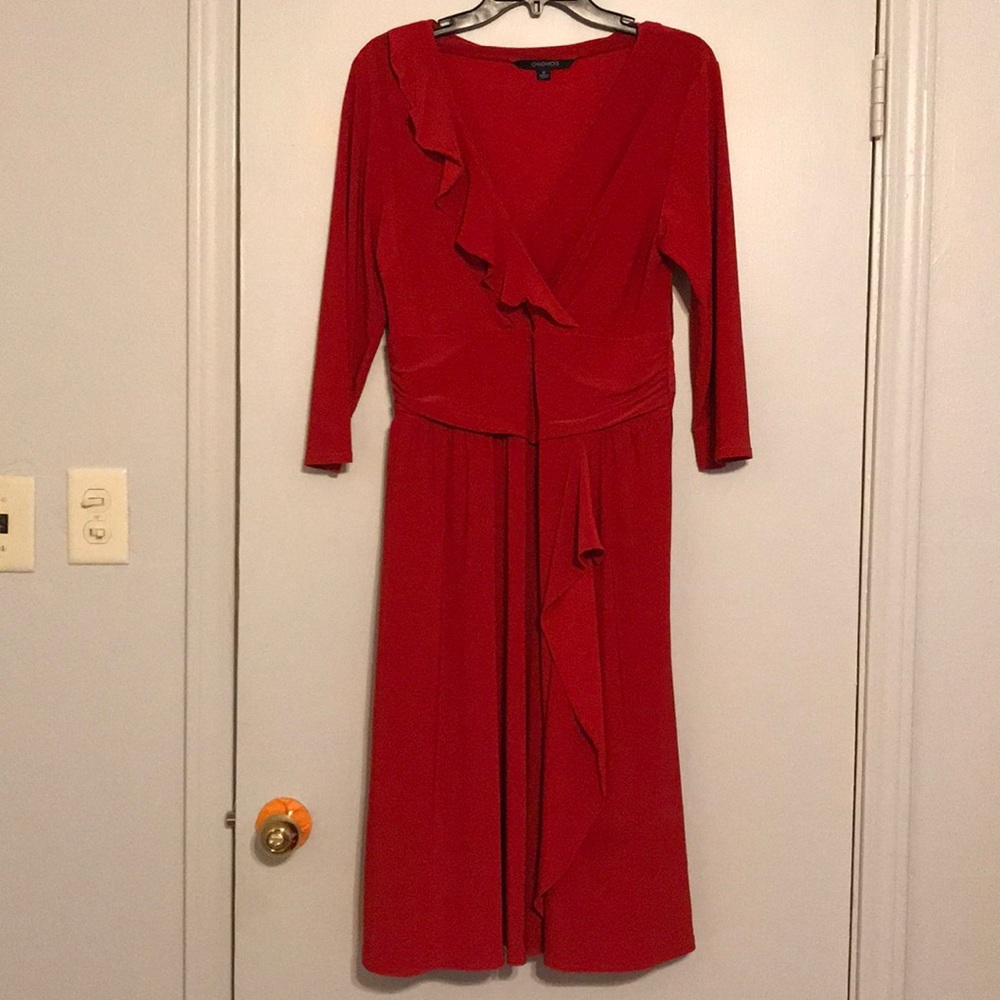Red dress